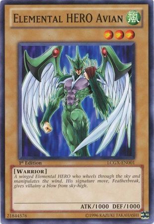 Elemental HERO Avian [LCGX-EN001] Common - Yu-Gi-Oh! - Card Brawlers | Quebec | Canada |