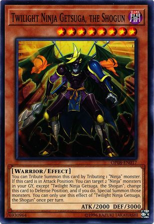 Twilight Ninja Getsuga, the Shogun [OP08-EN017] Common - Yu-Gi-Oh! - Card Brawlers | Quebec | Canada |