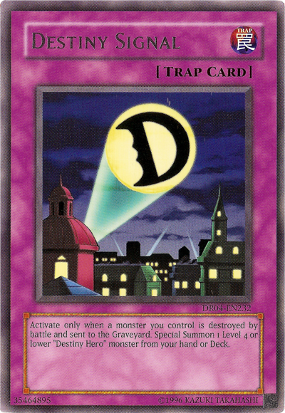 Destiny Signal [DR04-EN232] Rare - Card Brawlers | Quebec | Canada | Yu-Gi-Oh!