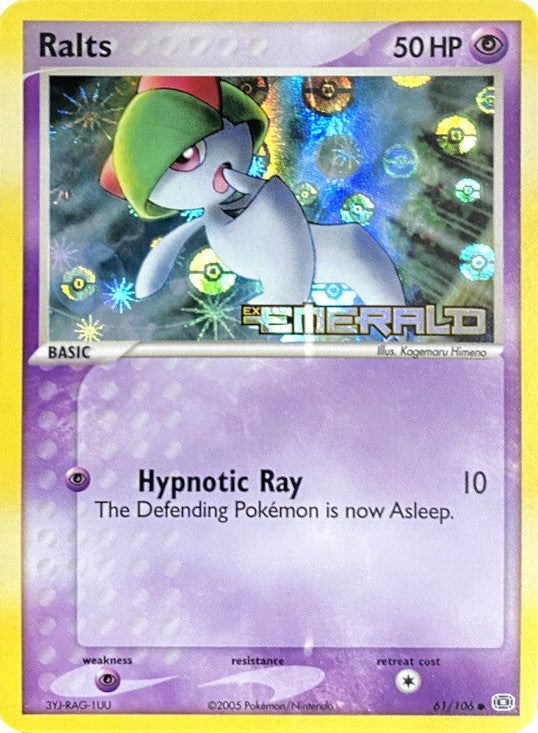 Ralts (61/106) (Stamped) [EX: Emerald] - Card Brawlers | Quebec | Canada | Yu-Gi-Oh!