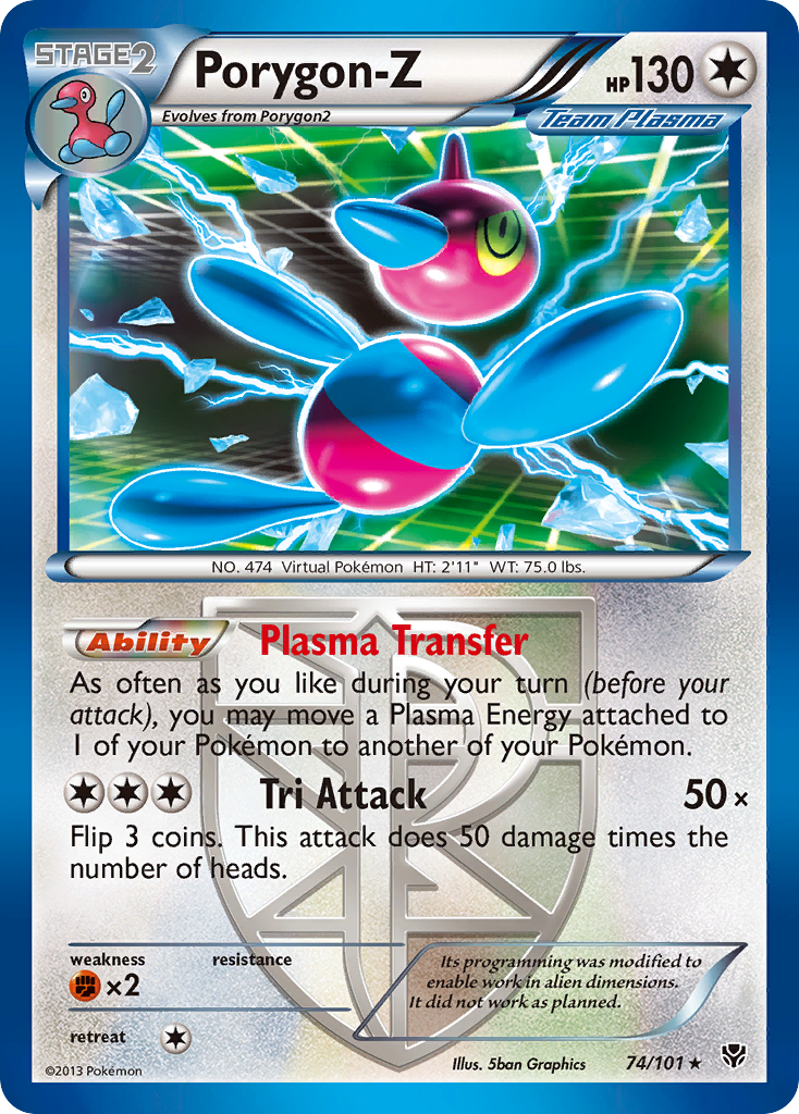 Porygon-Z (74/101) [Black & White: Plasma Blast] - Card Brawlers | Quebec | Canada | Yu-Gi-Oh!