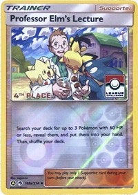 Professor Elms Lecture (188a/214) (League Promo 4th Place) [Sun & Moon: Lost Thunder] - Card Brawlers | Quebec | Canada | Yu-Gi-Oh!