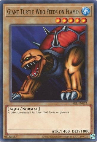 Giant Turtle Who Feeds on Flames (25th Anniversary) [SRL-EN022] Common - Card Brawlers | Quebec | Canada | Yu-Gi-Oh!