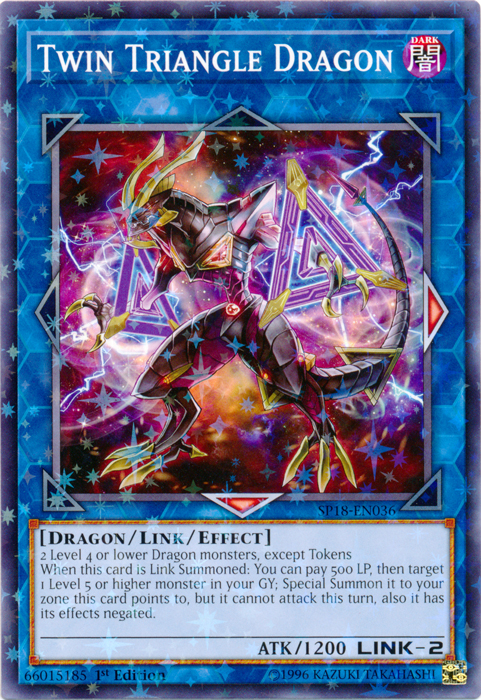 Twin Triangle Dragon [SP18-EN036] Starfoil Rare - Card Brawlers | Quebec | Canada | Yu-Gi-Oh!