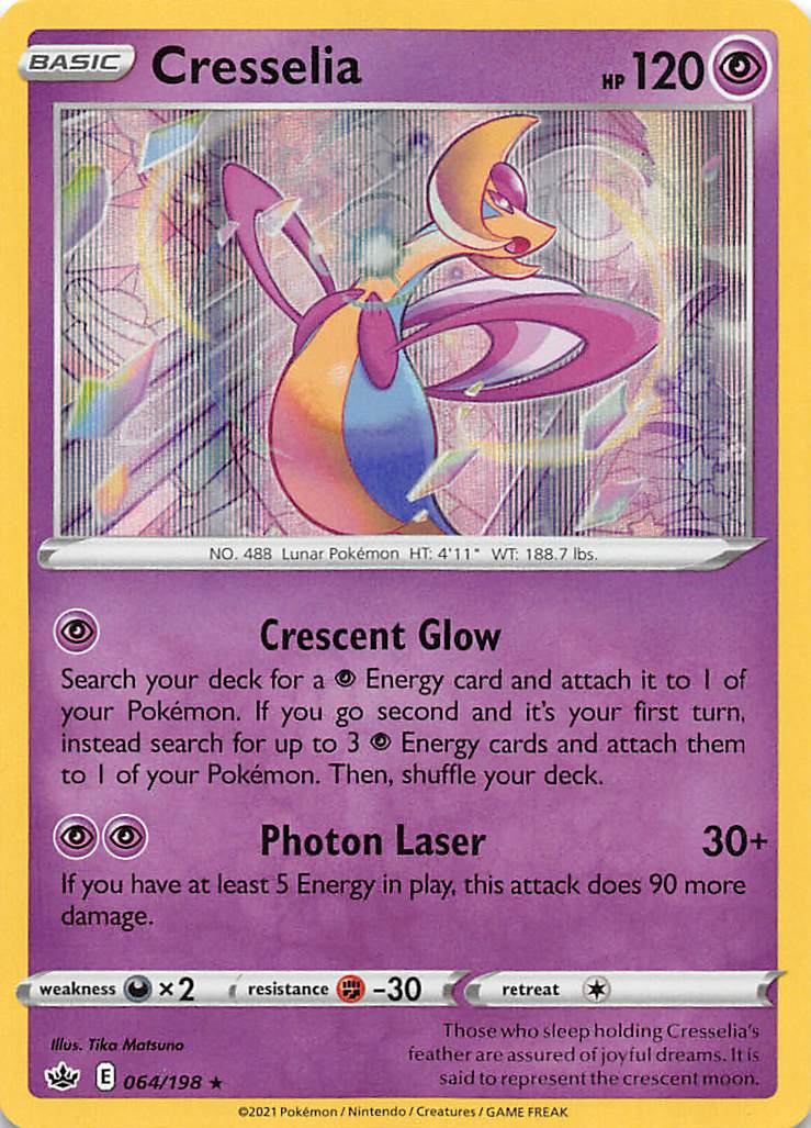 Cresselia (064/198) [Sword & Shield: Chilling Reign] - Card Brawlers | Quebec | Canada | Yu-Gi-Oh!