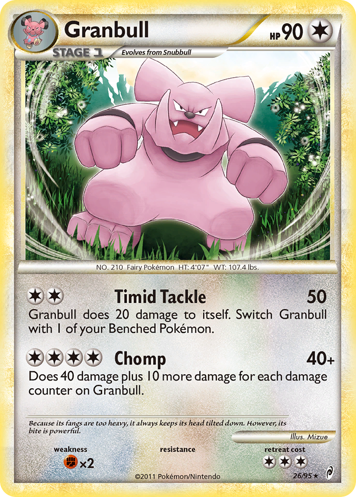 Granbull (26/95) [HeartGold & SoulSilver: Call of Legends] - Card Brawlers | Quebec | Canada | Yu-Gi-Oh!