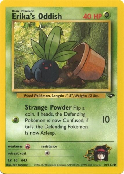 Erika's Oddish (70/132) [Gym Challenge Unlimited] - Card Brawlers | Quebec | Canada | Yu-Gi-Oh!