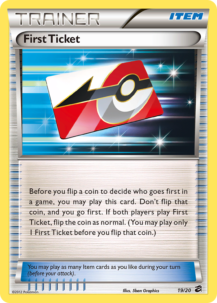 First Ticket (19/20) [Black & White: Dragon Vault] - Card Brawlers | Quebec | Canada | Yu-Gi-Oh!