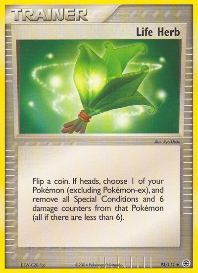 Life Herb (93/112) [EX: FireRed & LeafGreen] - Card Brawlers | Quebec | Canada | Yu-Gi-Oh!