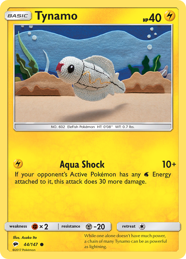 Tynamo (44/147) [Sun & Moon: Burning Shadows] - Card Brawlers | Quebec | Canada | Yu-Gi-Oh!