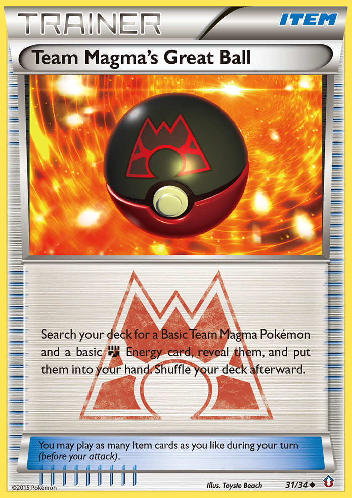 Team Magma's Great Ball (31/34) [XY: Double Crisis] - Card Brawlers | Quebec | Canada | Yu-Gi-Oh!