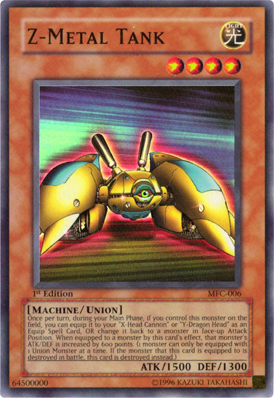 Z-Metal Tank [MFC-006] Super Rare - Card Brawlers | Quebec | Canada | Yu-Gi-Oh!