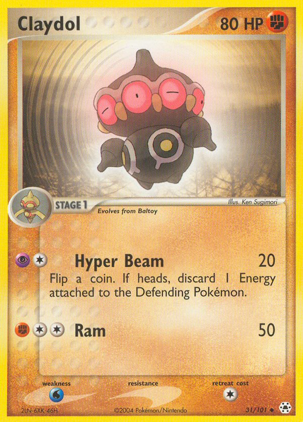 Claydol (31/101) [EX: Hidden Legends] - Card Brawlers | Quebec | Canada | Yu-Gi-Oh!