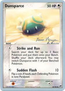 Dunsparce (60/100) (Team Rushdown - Kevin Nguyen) [World Championships 2004] - Card Brawlers | Quebec | Canada | Yu-Gi-Oh!