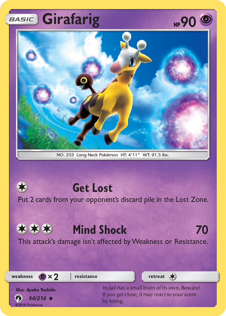 Girafarig (94/214) [Sun & Moon: Lost Thunder] - Card Brawlers | Quebec | Canada | Yu-Gi-Oh!