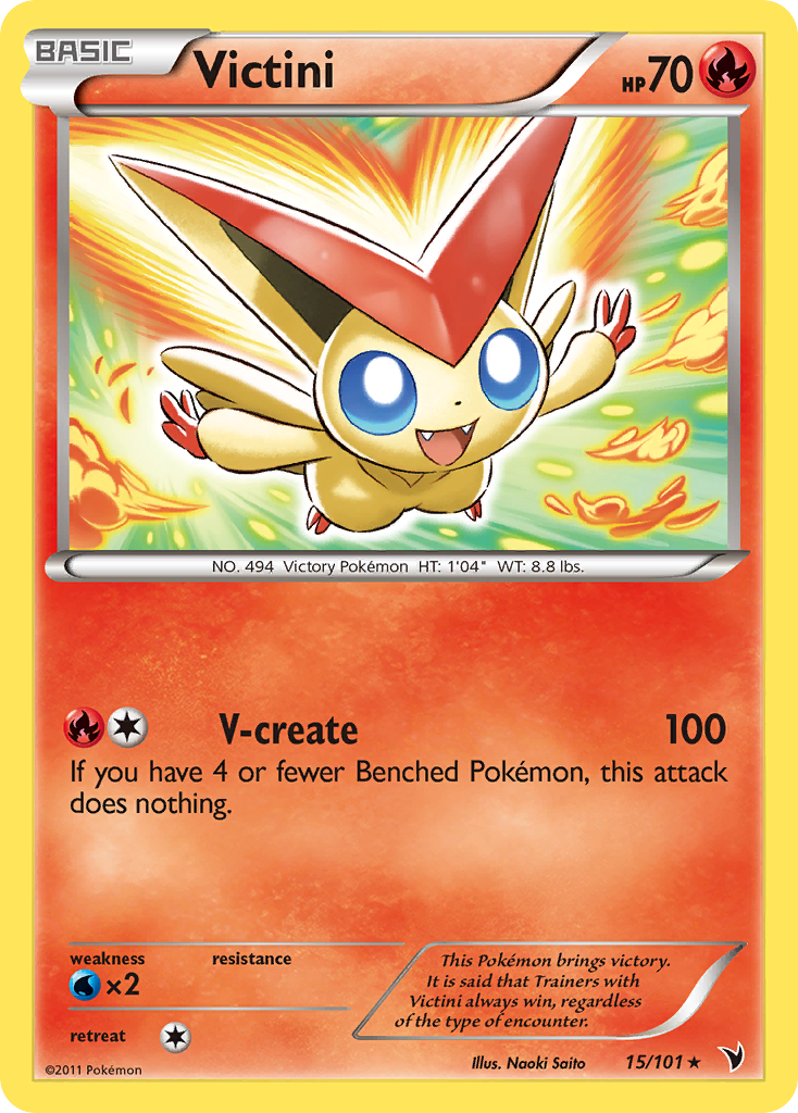 Victini (15/101) [Black & White: Noble Victories] - Card Brawlers | Quebec | Canada | Yu-Gi-Oh!