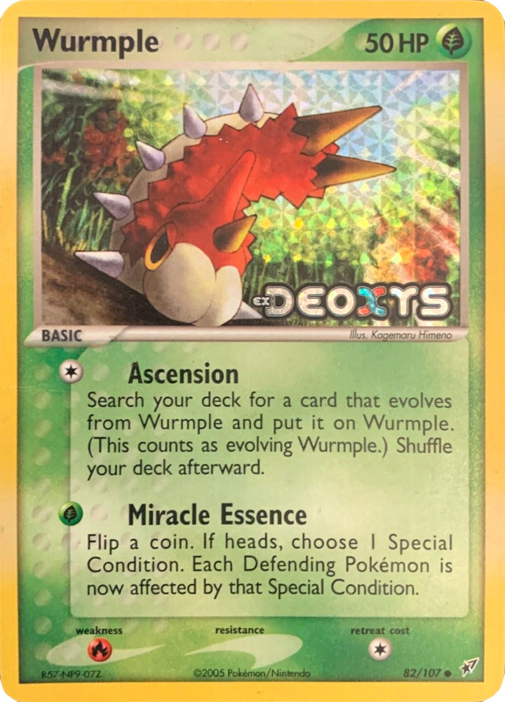 Wurmple (82/107) (Stamped) [EX: Deoxys] - Card Brawlers | Quebec | Canada | Yu-Gi-Oh!