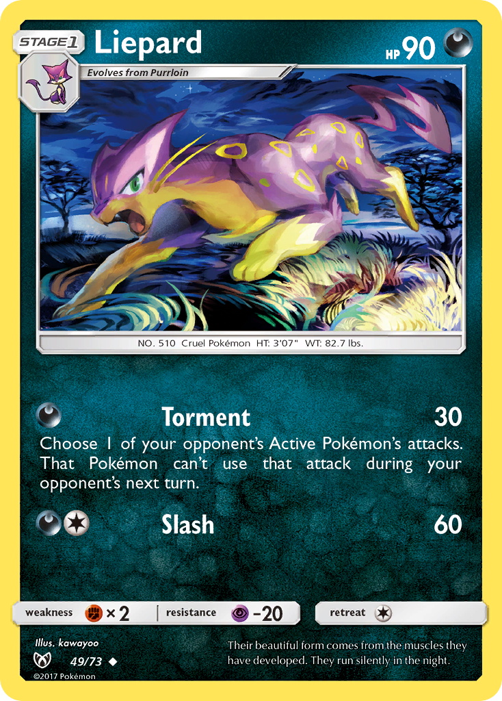 Liepard (49/73) [Sun & Moon: Shining Legends] - Card Brawlers | Quebec | Canada | Yu-Gi-Oh!
