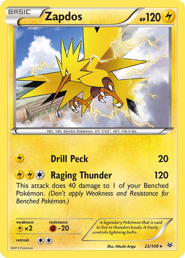 Zapdos(23/108) (Theme Deck Exclusive) [XY: Roaring Skies] - Card Brawlers | Quebec | Canada | Yu-Gi-Oh!