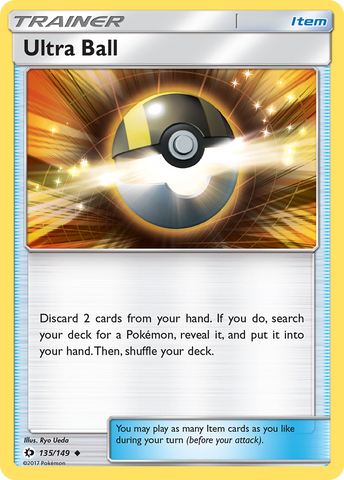 Ultra Ball (135/149) [Sun & Moon: Base Set] - Card Brawlers | Quebec | Canada | Yu-Gi-Oh!