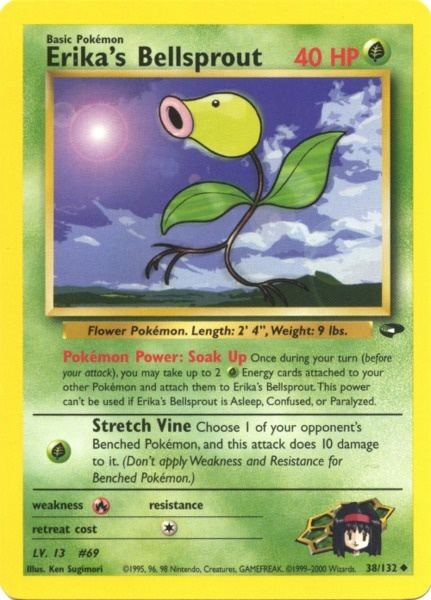Erika's Bellsprout (38/132) [Gym Challenge Unlimited] - Card Brawlers | Quebec | Canada | Yu-Gi-Oh!