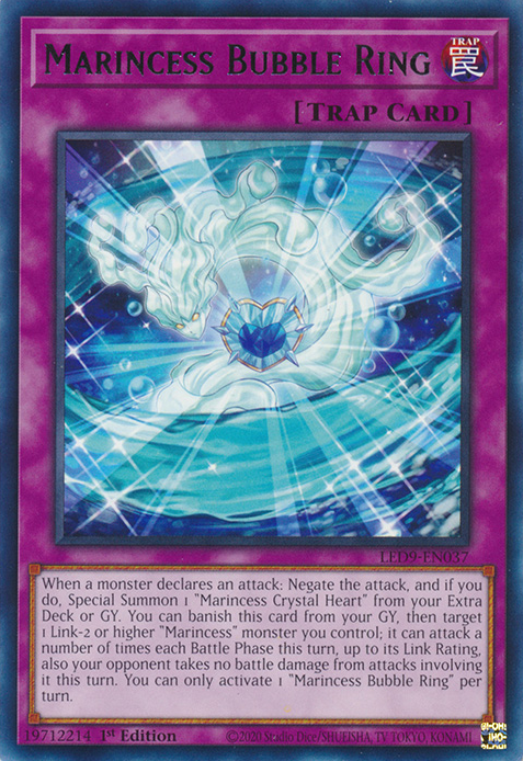 Marincess Bubble Ring [LED9-EN037] Rare - Card Brawlers | Quebec | Canada | Yu-Gi-Oh!