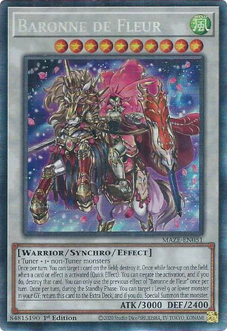 Baronne de Fleur [MAZE-EN051] Collector's Rare - Card Brawlers | Quebec | Canada | Yu-Gi-Oh!