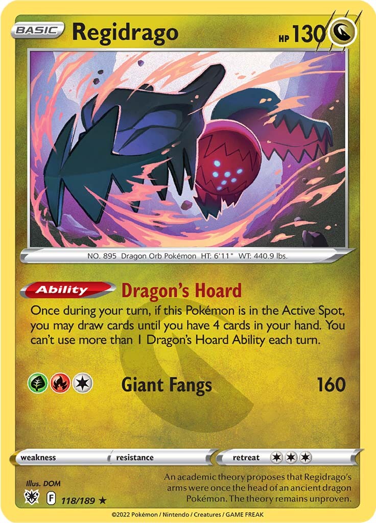 Regidrago (118/189) [Sword & Shield: Astral Radiance] - Card Brawlers | Quebec | Canada | Yu-Gi-Oh!