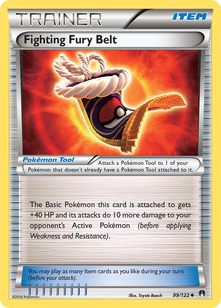 Fighting Fury Belt (99/122) [XY: BREAKpoint] - Card Brawlers | Quebec | Canada | Yu-Gi-Oh!