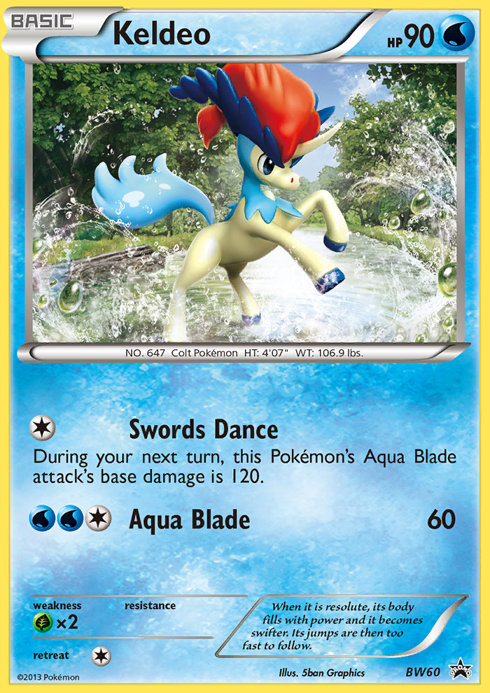 Keldeo (BW60) [Black & White: Black Star Promos] - Card Brawlers | Quebec | Canada | Yu-Gi-Oh!