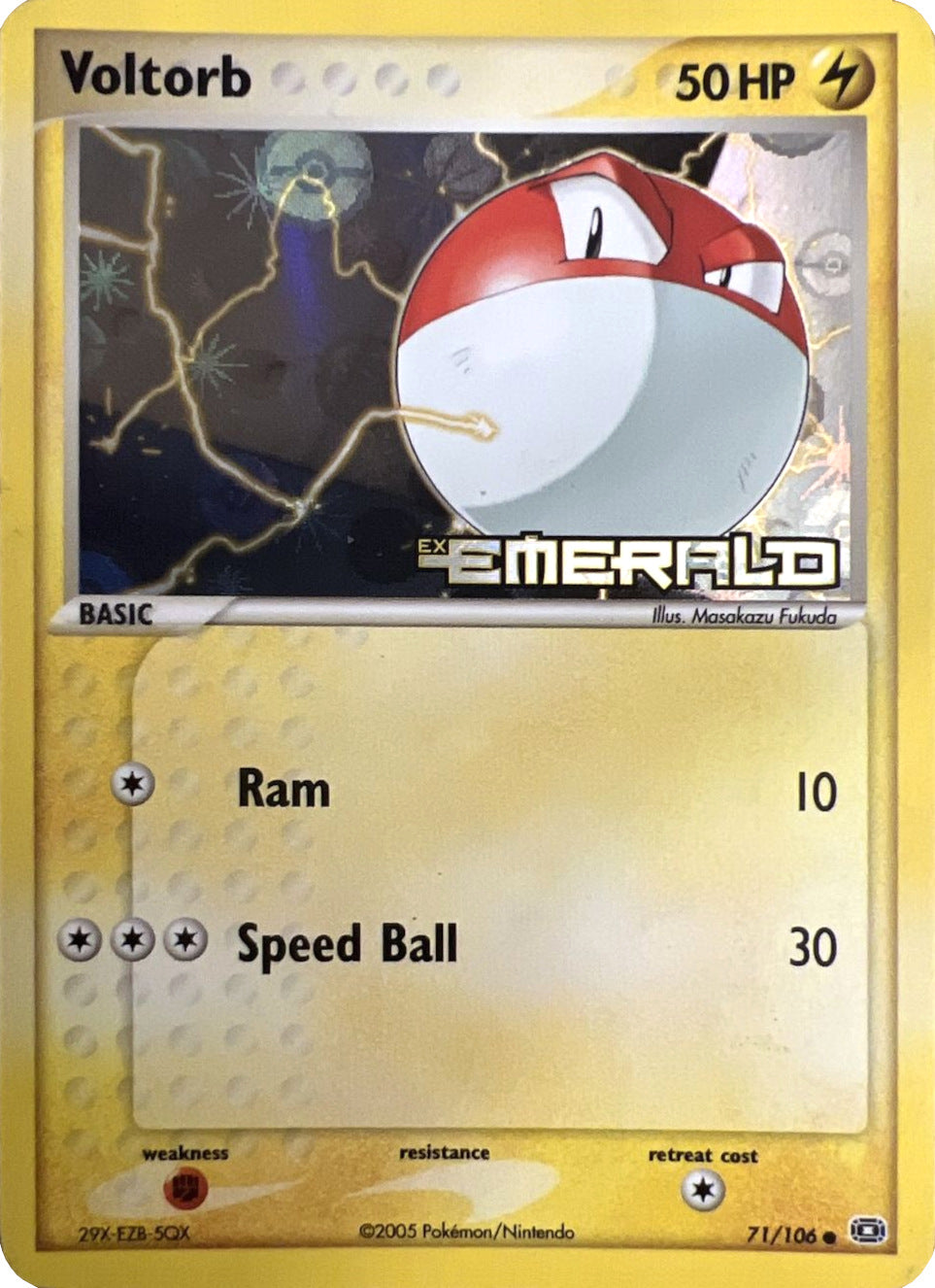 Voltorb (71/106) (Stamped) [EX: Emerald] - Card Brawlers | Quebec | Canada | Yu-Gi-Oh!