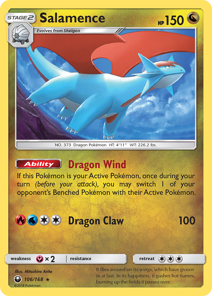 Salamence (106/168) [Sun & Moon: Celestial Storm] - Card Brawlers | Quebec | Canada | Yu-Gi-Oh!