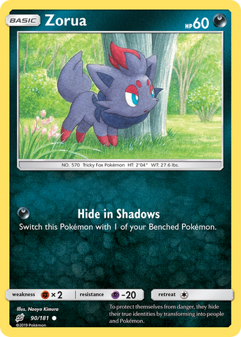 Zorua (90/181) [Sun & Moon: Team Up] - Card Brawlers | Quebec | Canada | Yu-Gi-Oh!