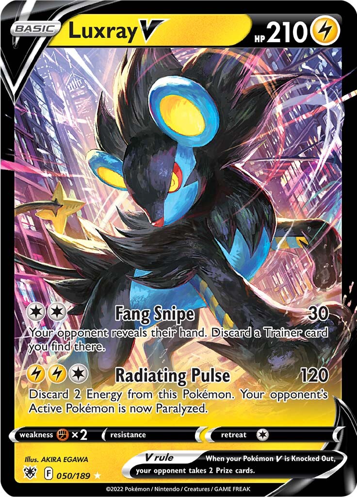 Luxray V (050/189) [Sword & Shield: Astral Radiance] - Card Brawlers | Quebec | Canada | Yu-Gi-Oh!