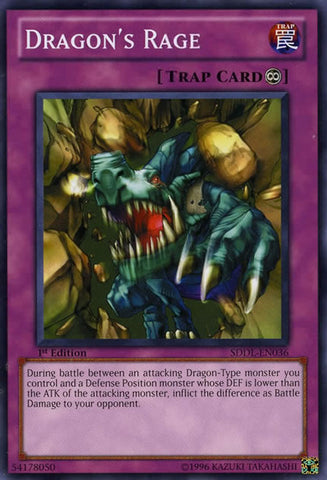 Dragon's Rage [SDDL-EN036] Common - Yu-Gi-Oh! - Card Brawlers | Quebec | Canada |