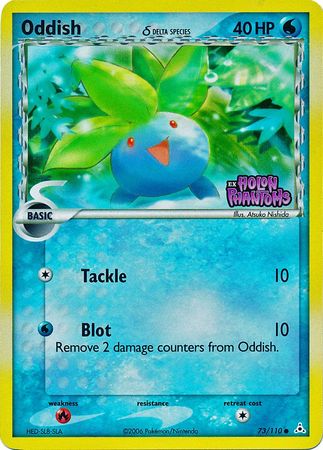 Oddish (73/110) (Delta Species) (Stamped) [EX: Holon Phantoms] - Card Brawlers | Quebec | Canada | Yu-Gi-Oh!