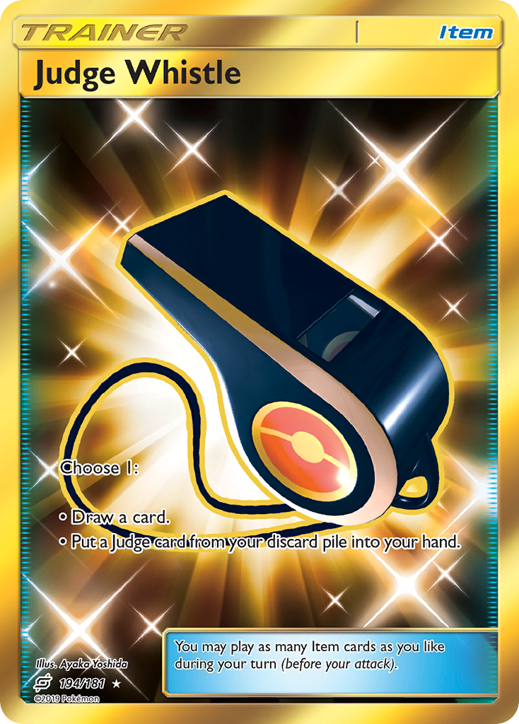 Judge Whistle (194/181) [Sun & Moon: Team Up] - Card Brawlers | Quebec | Canada | Yu-Gi-Oh!