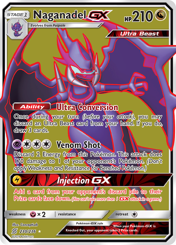 Naganadel GX (230/236) [Sun & Moon: Unified Minds] - Card Brawlers | Quebec | Canada | Yu-Gi-Oh!