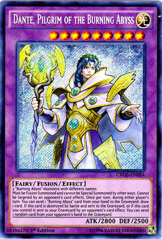 Dante, Pilgrim of the Burning Abyss [CROS-EN084] Secret Rare - Yu-Gi-Oh! - Card Brawlers | Quebec | Canada |