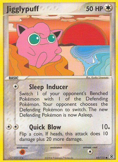 Jigglypuff (65/112) [EX: FireRed & LeafGreen] - Card Brawlers | Quebec | Canada | Yu-Gi-Oh!
