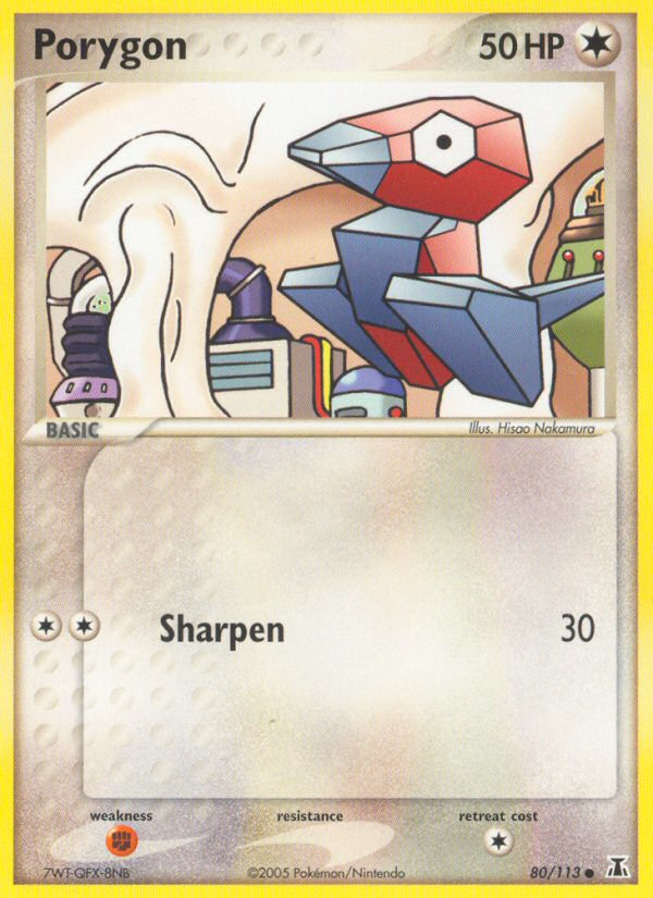 Porygon (80/113) [EX: Delta Species] - Card Brawlers | Quebec | Canada | Yu-Gi-Oh!