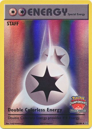 Double Colorless Energy (90/108) (NA Championship Promo Staff) [XY: Evolutions] - Card Brawlers | Quebec | Canada | Yu-Gi-Oh!
