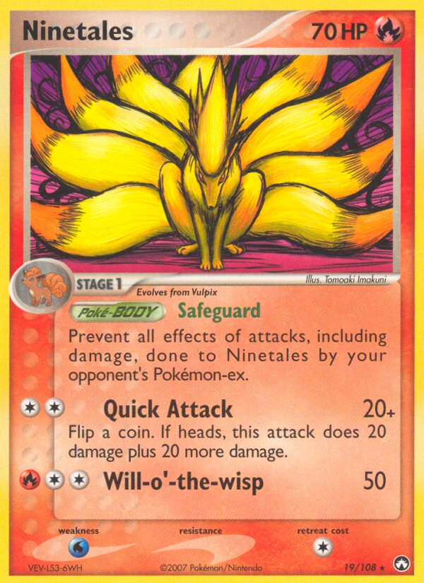 Ninetales (19/108) [EX: Power Keepers] - Card Brawlers | Quebec | Canada | Yu-Gi-Oh!