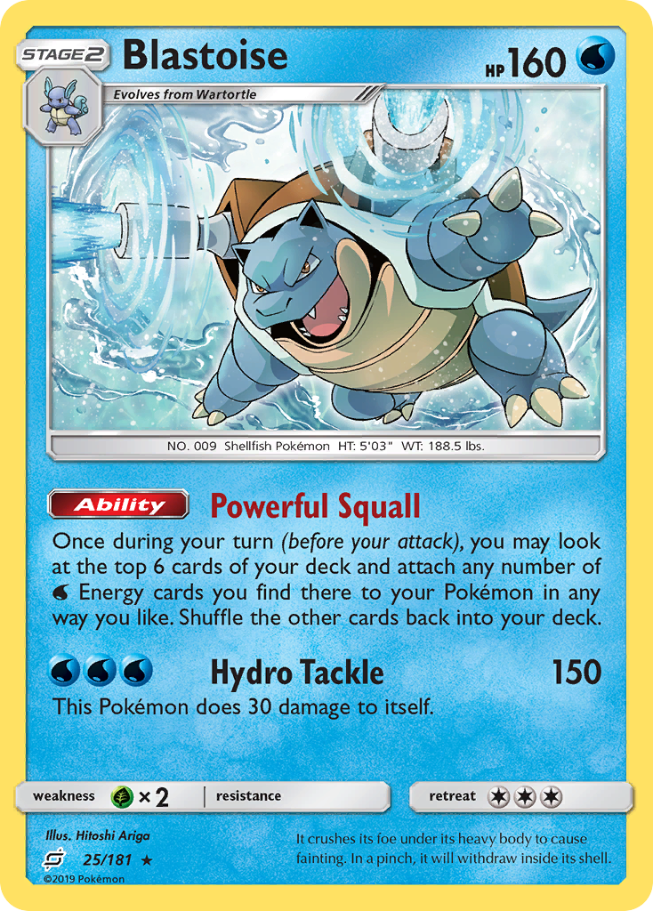 Blastoise (25/181) [Sun & Moon: Team Up] - Card Brawlers | Quebec | Canada | Yu-Gi-Oh!
