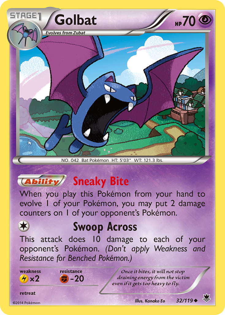 Golbat (32/119) [XY: Phantom Forces] - Card Brawlers | Quebec | Canada | Yu-Gi-Oh!