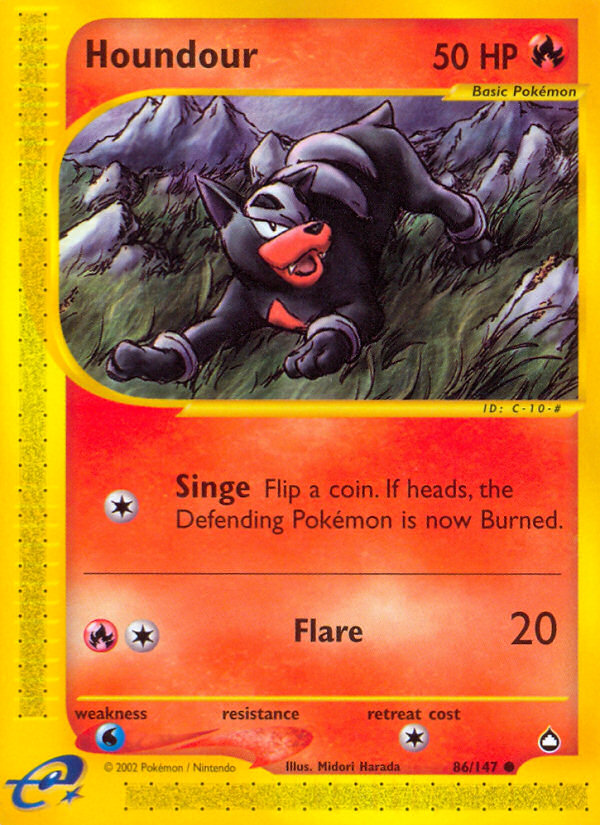Houndour (86/147) [Aquapolis] - Card Brawlers | Quebec | Canada | Yu-Gi-Oh!