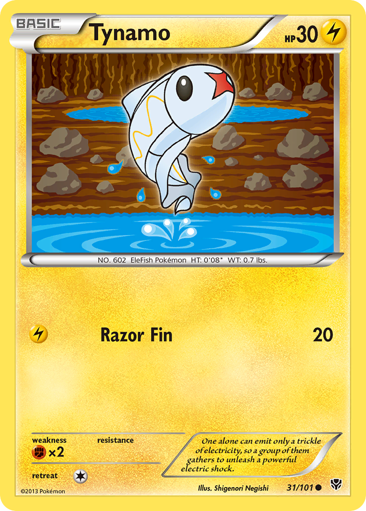 Tynamo (31/101) [Black & White: Plasma Blast] - Card Brawlers | Quebec | Canada | Yu-Gi-Oh!