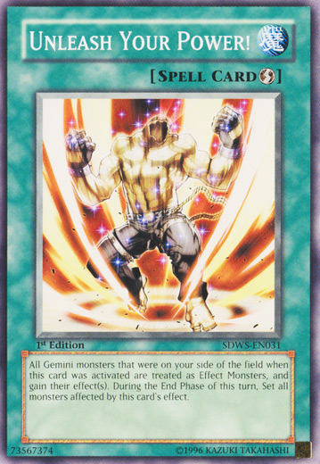 Unleash Your Power! [SDWS-EN031] Common - Yu-Gi-Oh! - Card Brawlers | Quebec | Canada |