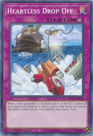 Heartless Drop Off [MP19-EN051] Common - Card Brawlers | Quebec | Canada | Yu-Gi-Oh!