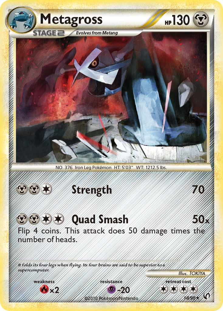 Metagross (18/90) [HeartGold & SoulSilver: Undaunted] - Card Brawlers | Quebec | Canada | Yu-Gi-Oh!